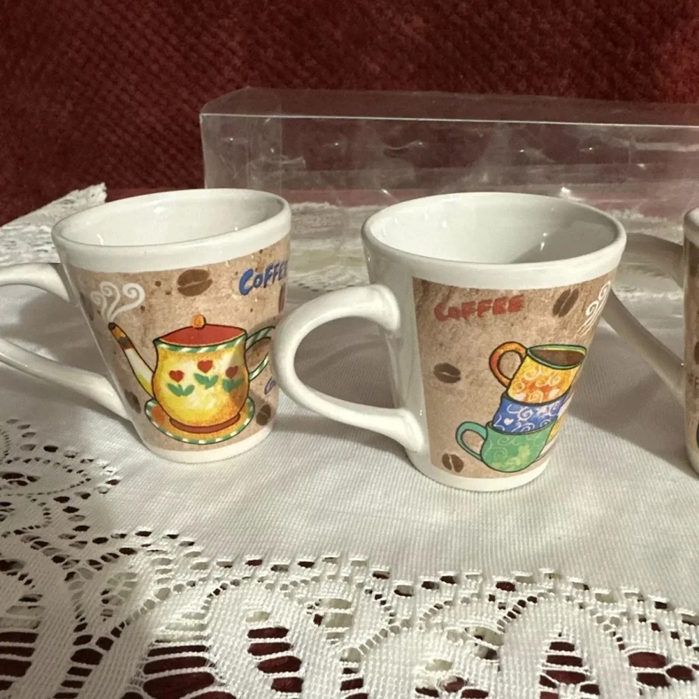 Espresso Cups With Handles By Encore 2x2.5